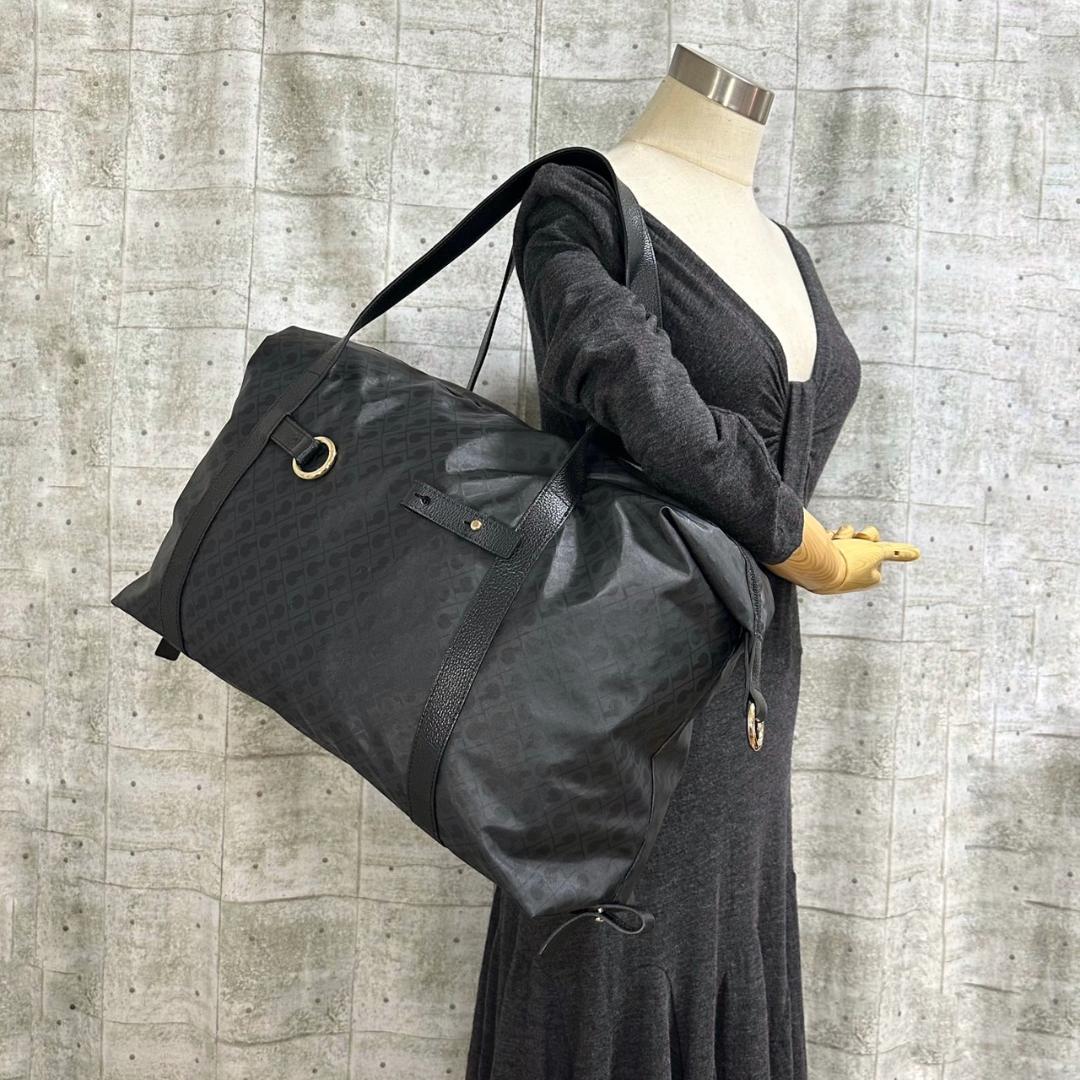 ゲラルディーニ ソフティ ボストンバッグ 旅行用バッグ ブラック