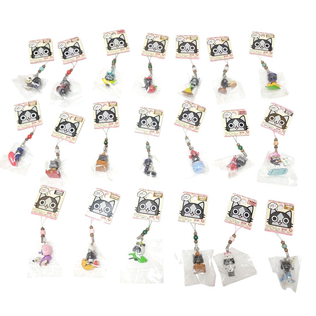 モンハン アイルー ご当地根付け 108個 USJストラップ 2個 合計110個