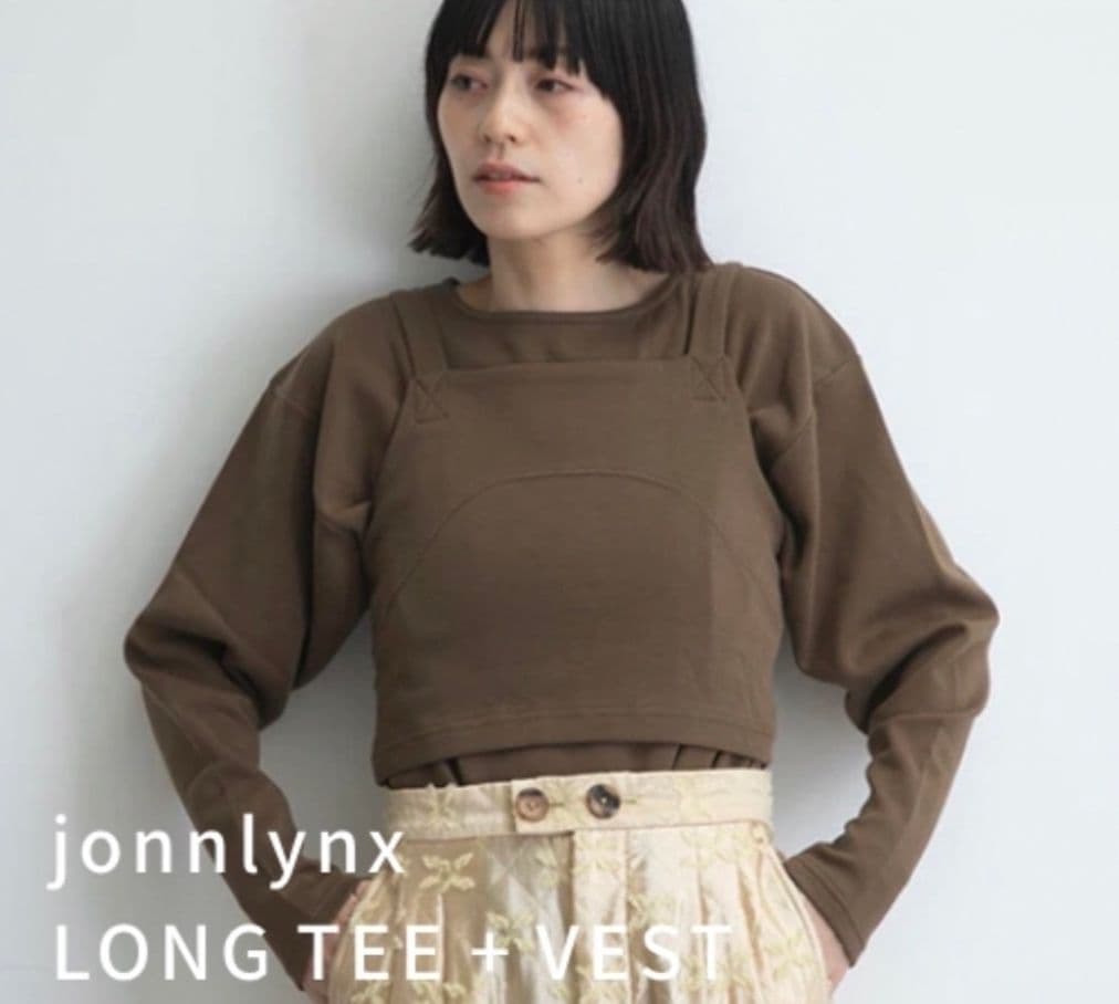 jonnlynx / Long Tee Vest ジョンリンクス カットソー