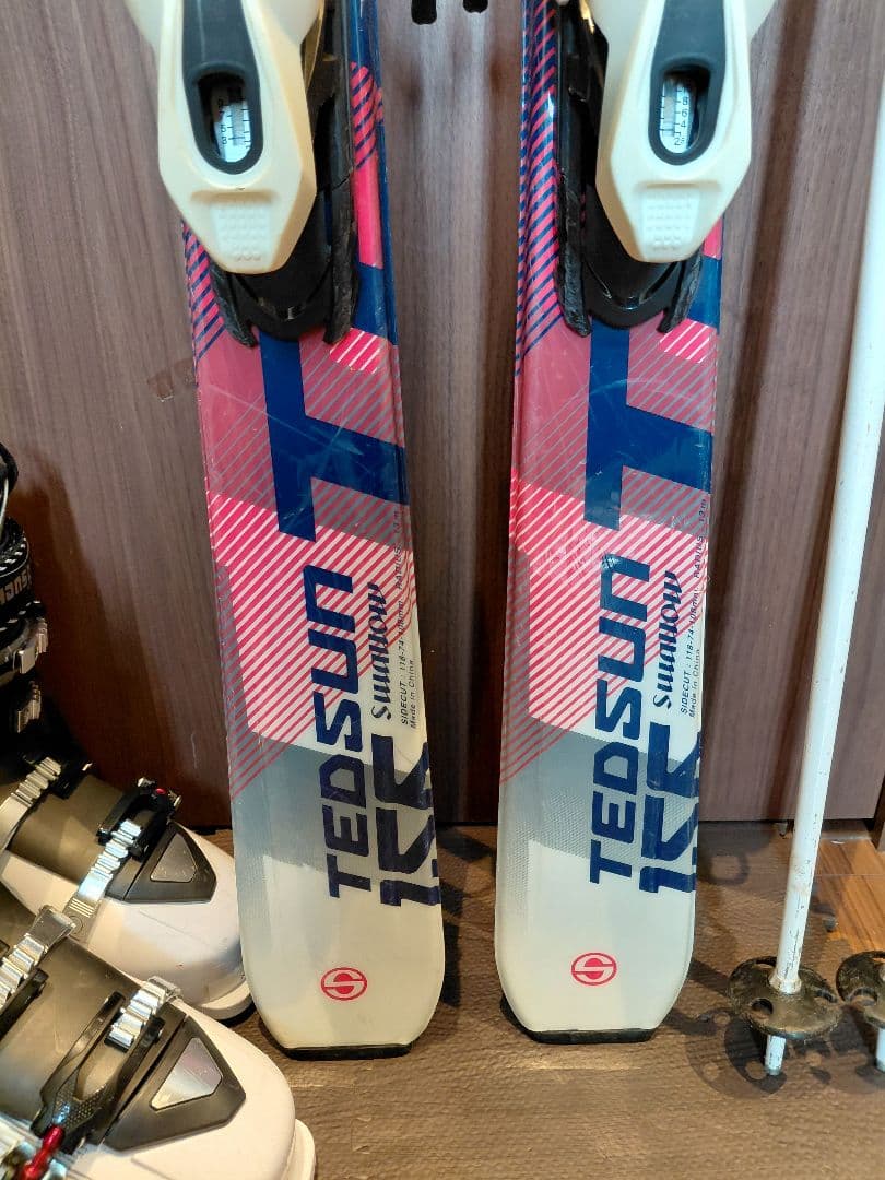 SWALLOW 学生 メンズ レディース用 スキーセット メンテ・WAX済み