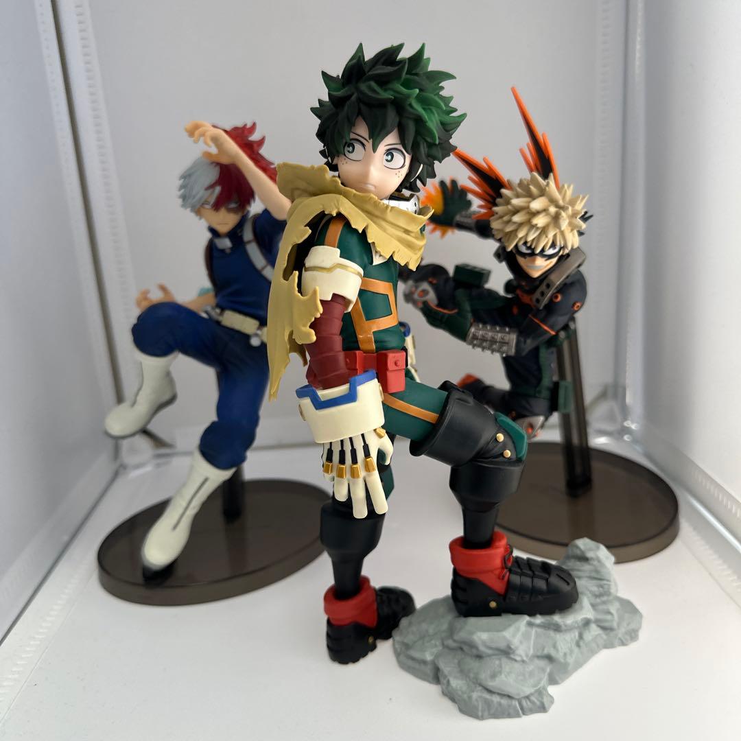 ヒロアカフィギュア 緑谷出久、轟焦凍、爆豪勝己 - メルカリ