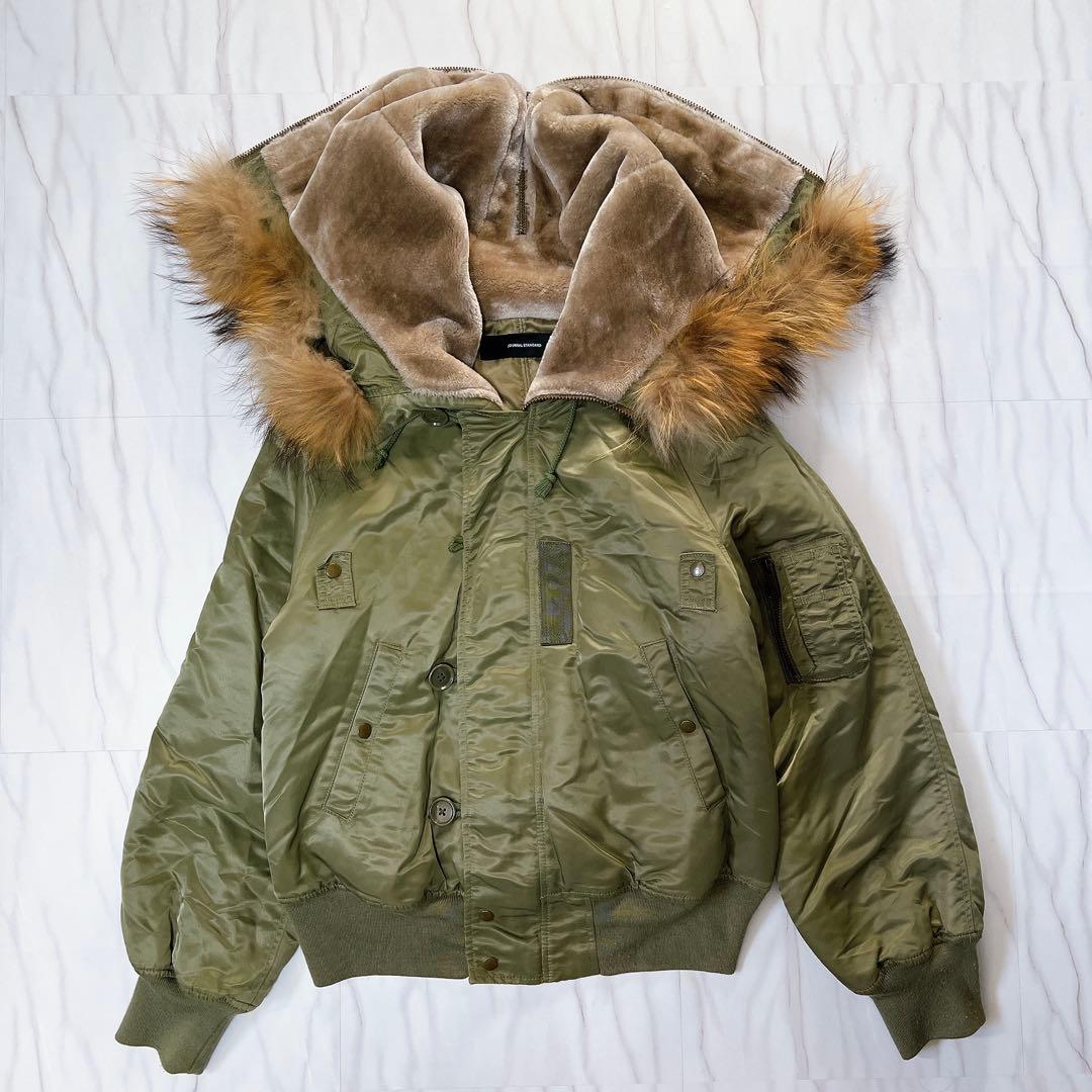 ジャーナルスタンダード N-2B フライトジャケット ファー Y2K 短丈