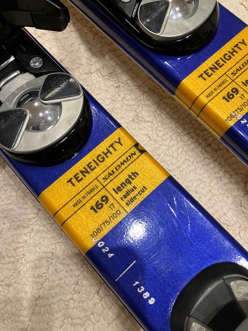 名機 Salomon 1080 TENEIGHTY 169 cm 青テン - メルカリ