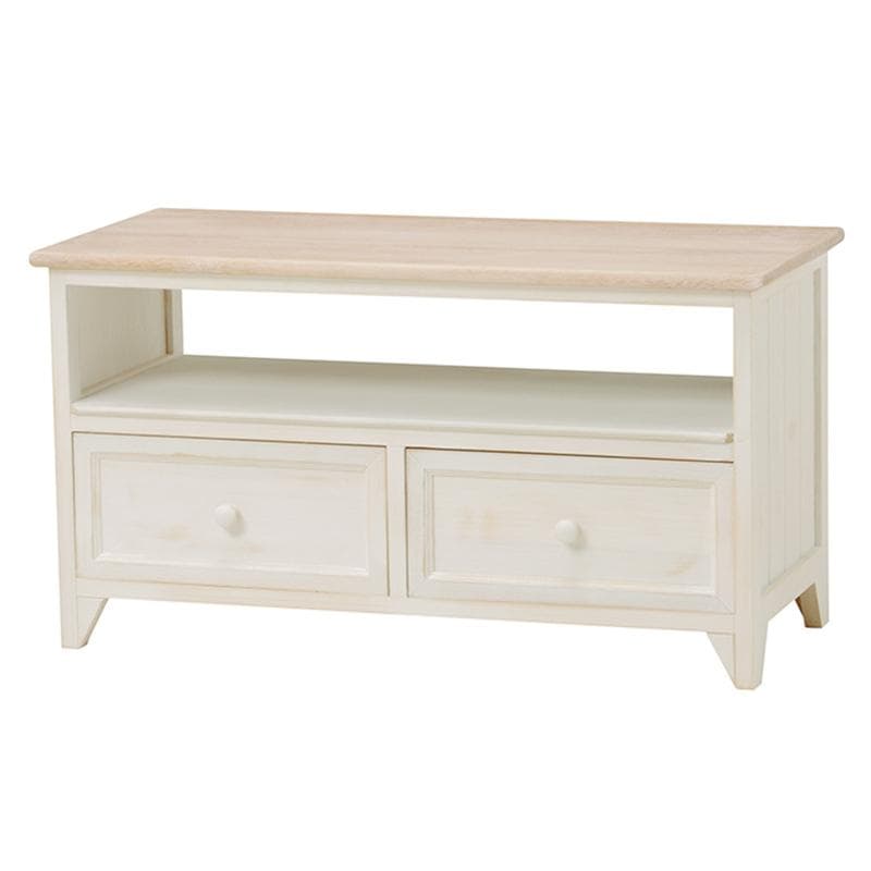 ☆ TV台 幅74 アンティークホワイト [8117]