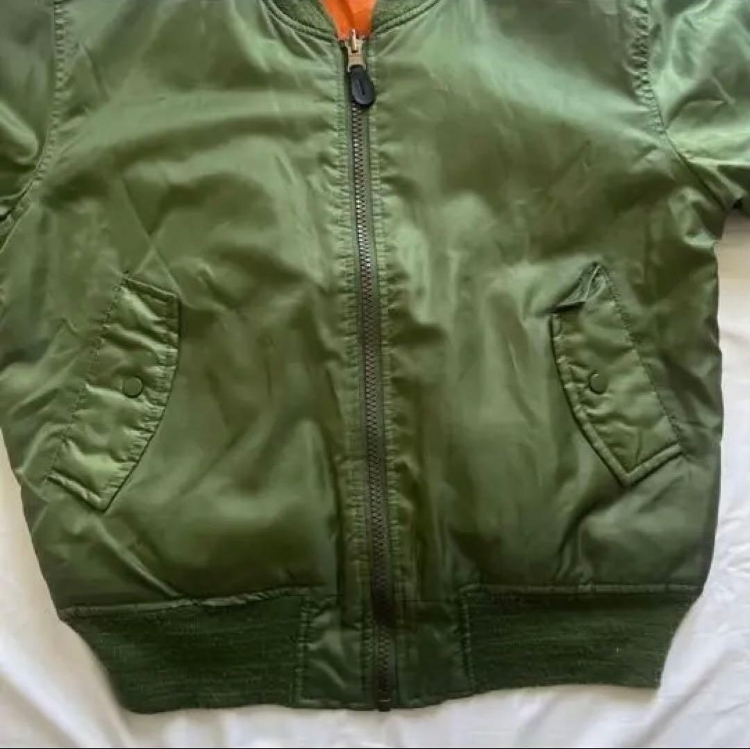 90sヴィンテージ古着 MA-1フライトジャケット 短丈オリーブ - メルカリ