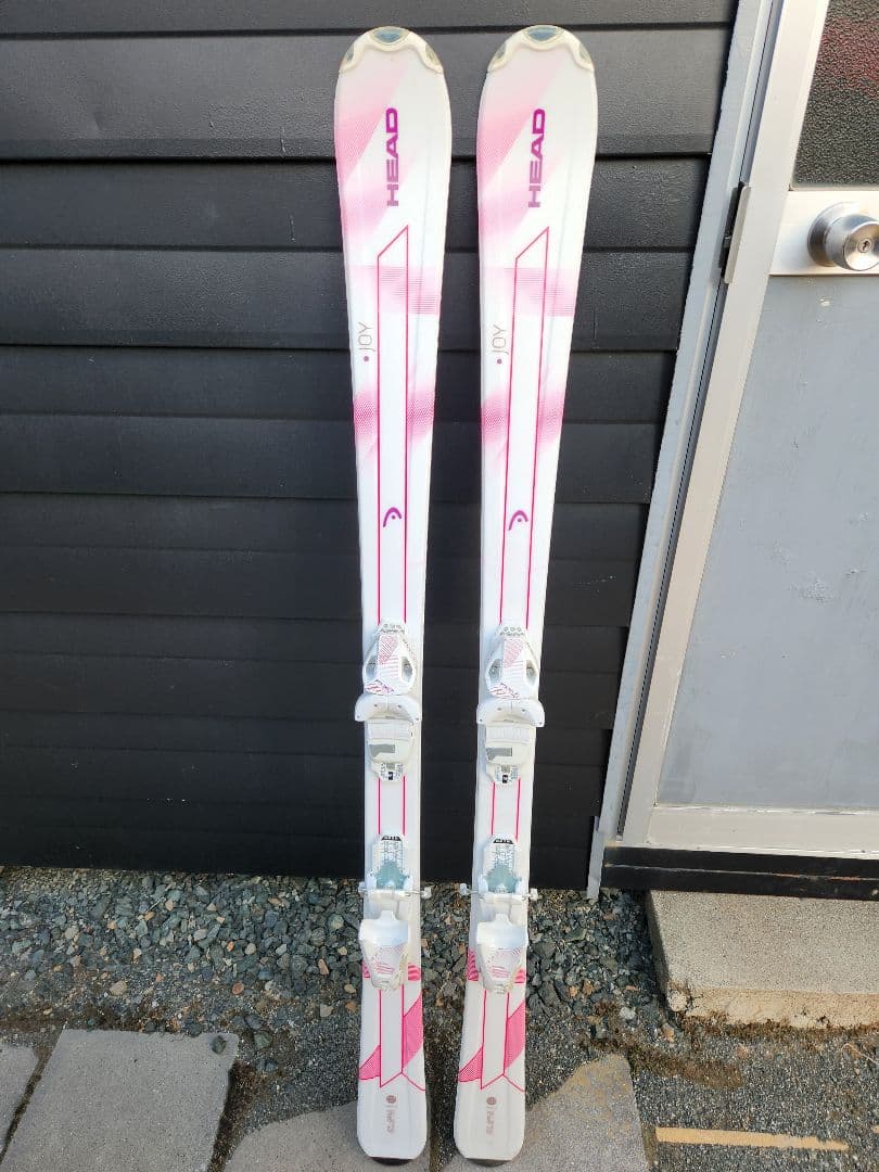 HEAD JOY スキー板 ホワイト/ピンク 中古 137cm - メルカリ