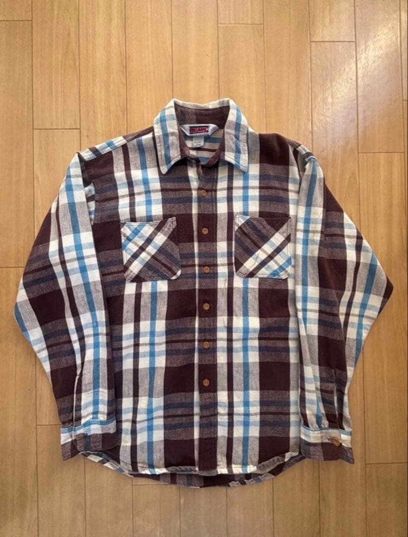 90sBIG MACネルシャツUSA製 90sBIG MACネルシャツUSA製