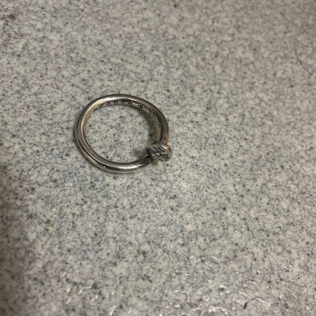 クロムハーツ　リング　(黒A33)23号 23号CHROME HEARTS/クロムハーツ クロス 袋 ABランク リング・指輪