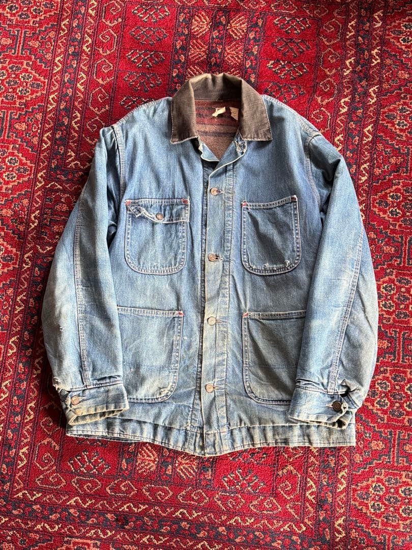 60s USA製 Sears カバーオールジャケット Lサイズ 希少 新着!!〝60s SEARS denim coverall with BLANKET〟販売開始です。