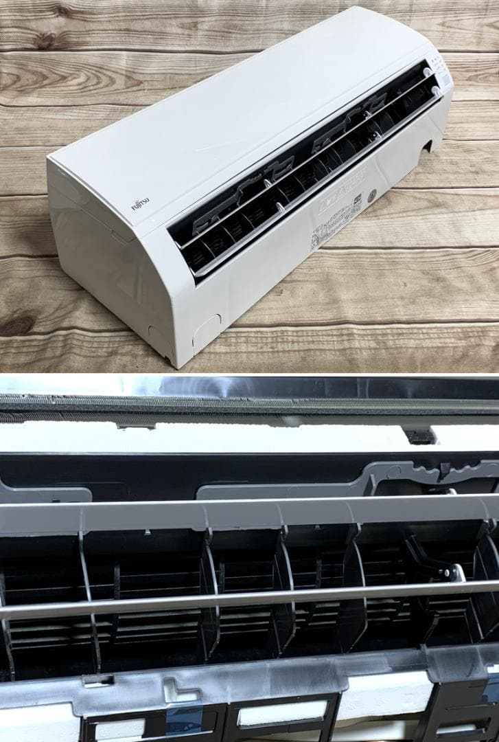 富士通 30畳 7.1kw 200V ノクリア エアコン 21年製 全清掃済♪