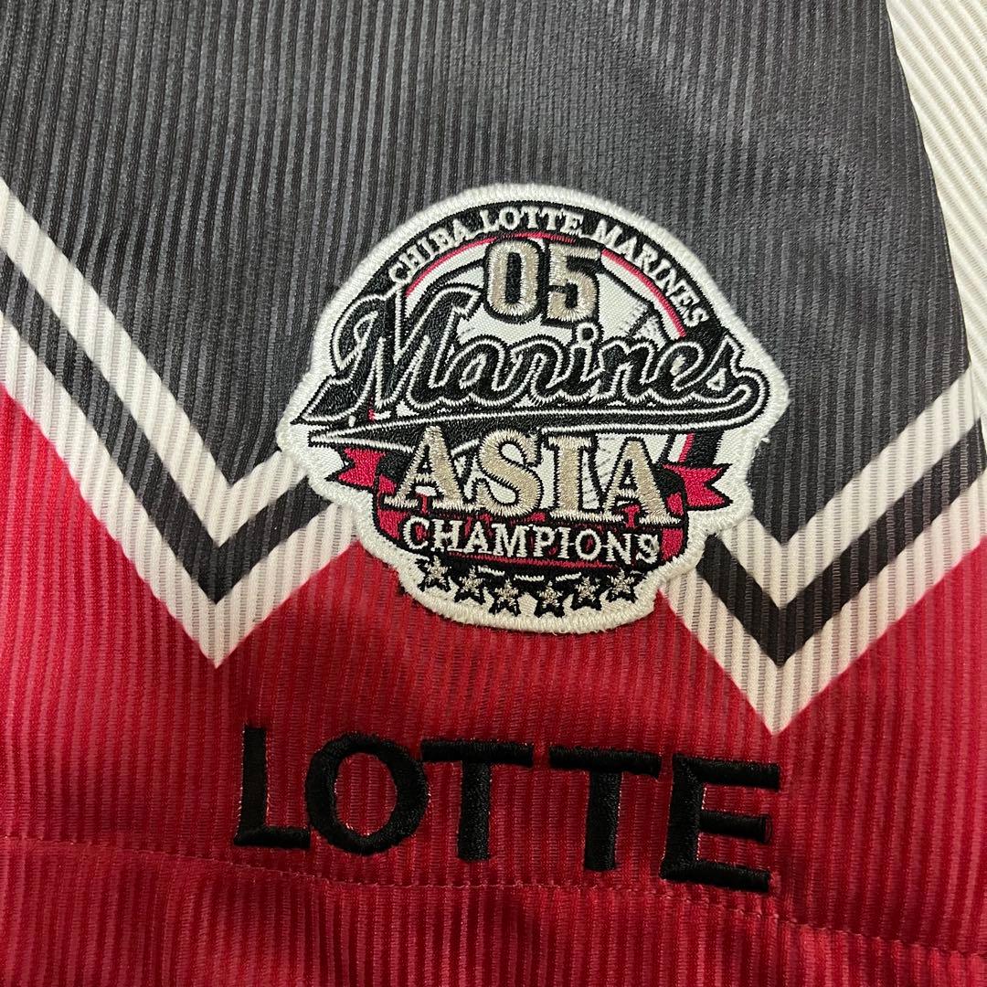 千葉ロッテ 西岡剛 ユニフォーム（アジアチャンピオンワッペン付き