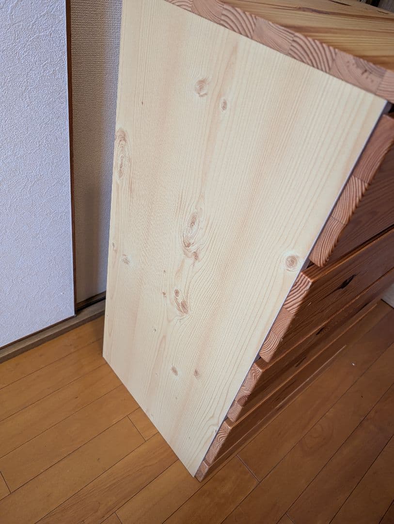 《送料込》無印良品 パイン材チェスト4段 木製家具 衣類収納 タンス廃盤品