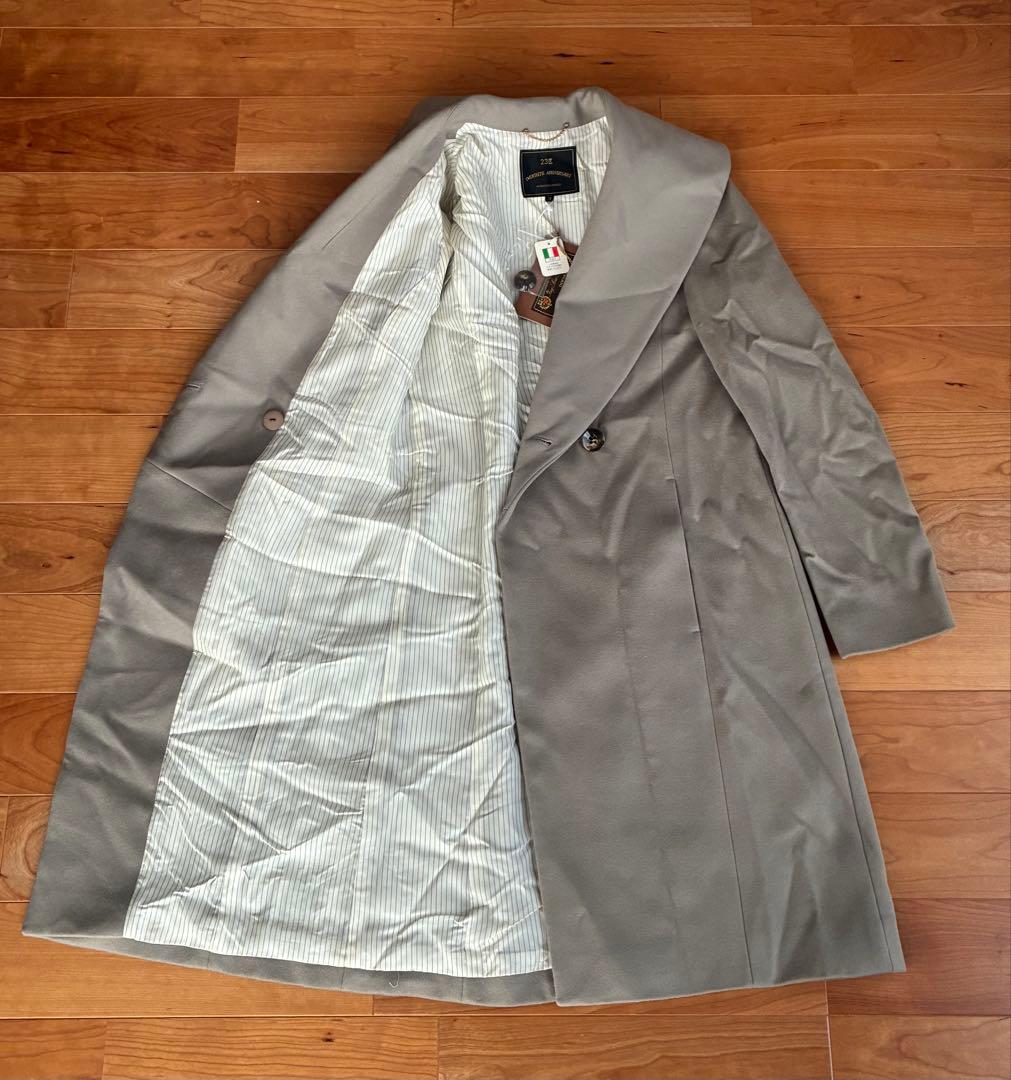 新品　23区　20周年限定コート　ロロピアーナ生地　グレージュ　M 23区（ニジュウサンク） オンワード樫山 コート 20周年記念 ロング