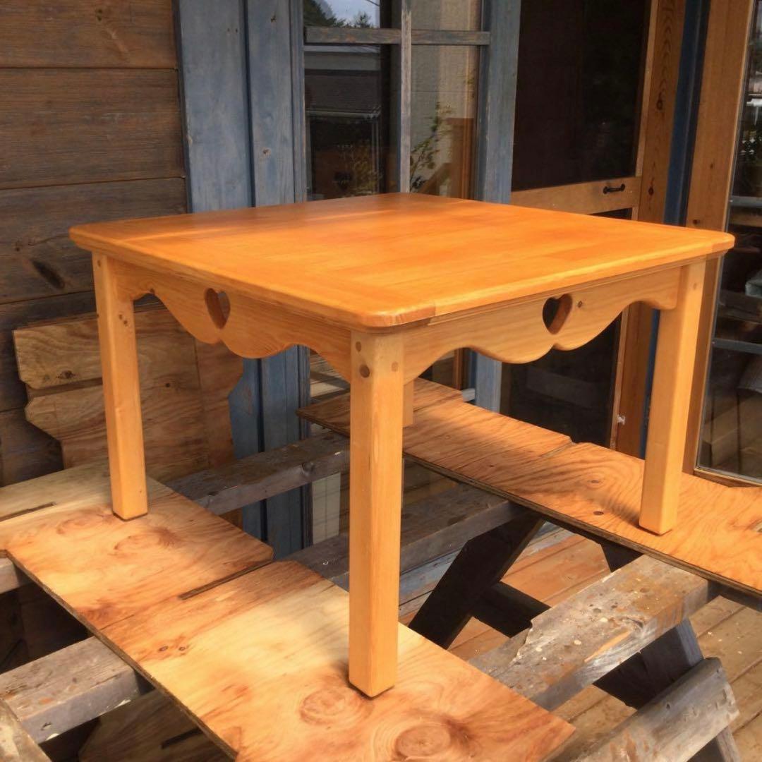 アメリカンカントリー家具　カントリーハート テーブルこたつ 楽天市場】カントリー家具 こたつ ローテーブル こたつテーブル 木製