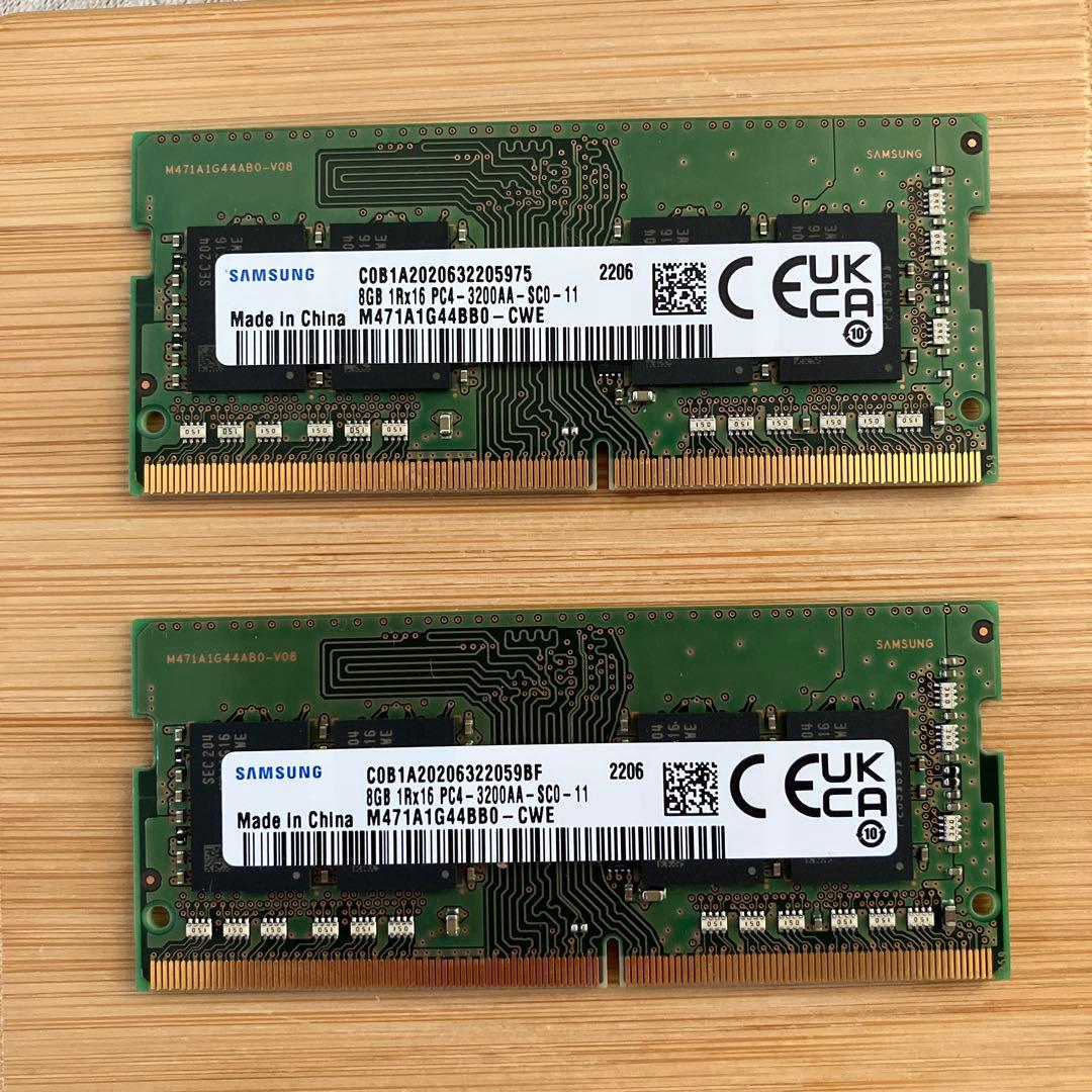 2026年2月】8gb 2枚 DDR4 3200（SAMSUNG／メモリー）のおすすめ人気
