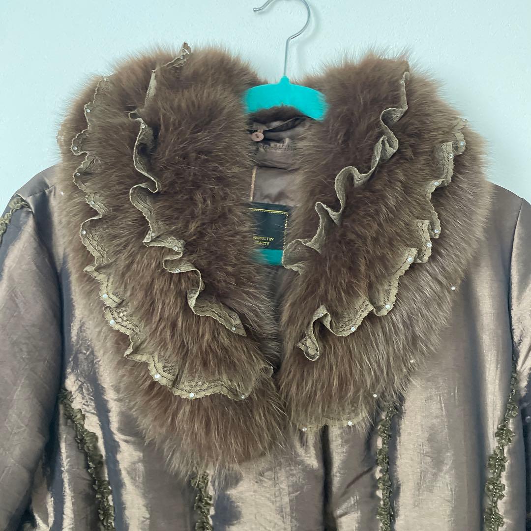 kazuchan様専用 スーパービューティー ブルーフォックスダウンコート