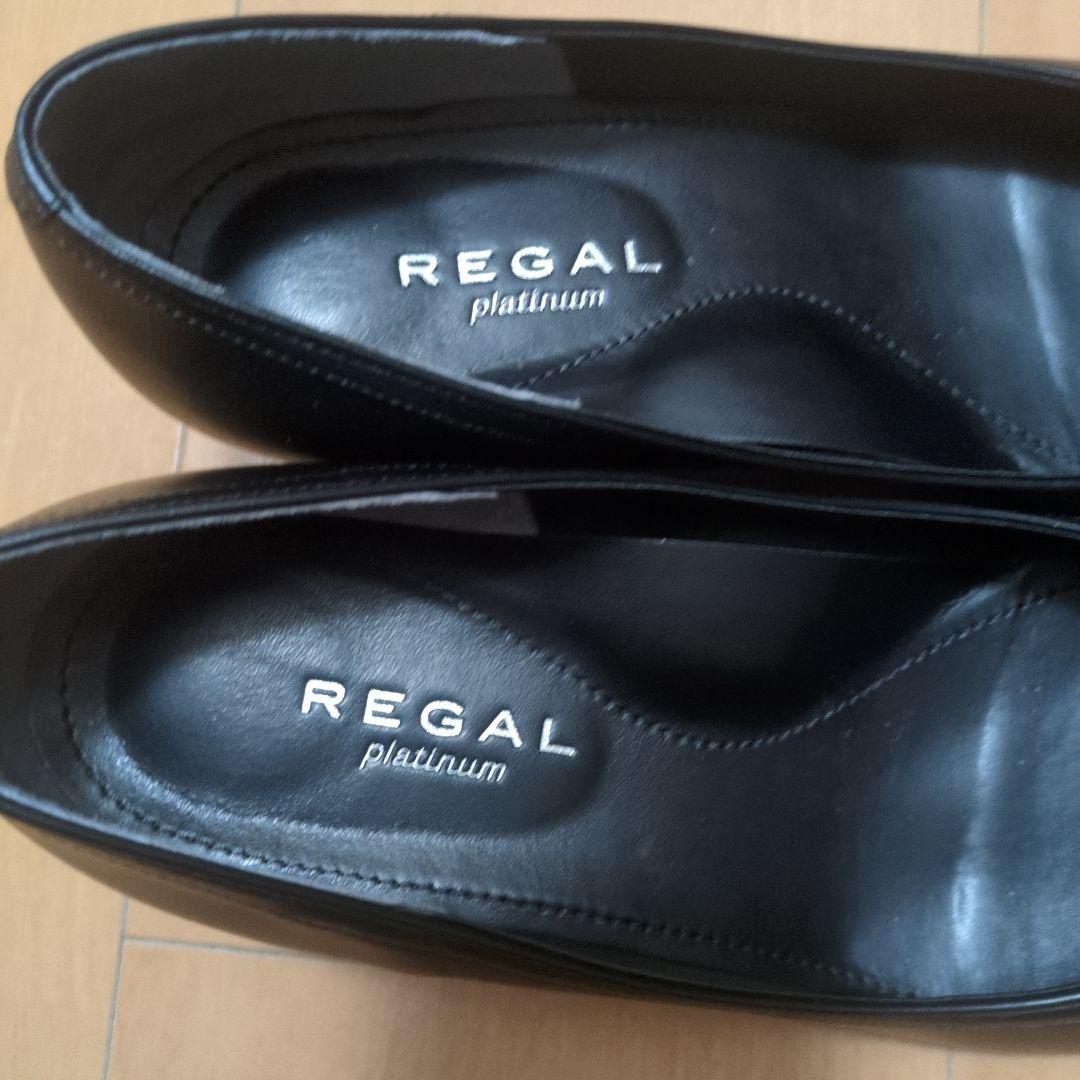 REGAL リーガル ブラック 黒 パンプス 24 - メルカリ