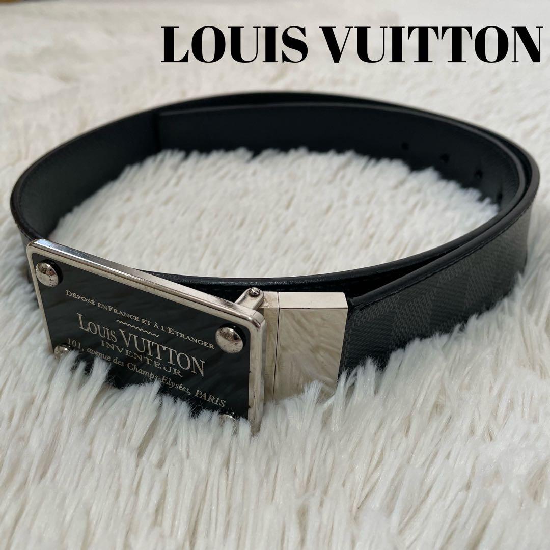 美品 ルイヴィトン ダミエ サンチュール アンヴァントゥール ベルト 黒 M 楽天市場】ルイヴィトン ベルト メンズ サンチュール アンヴァン