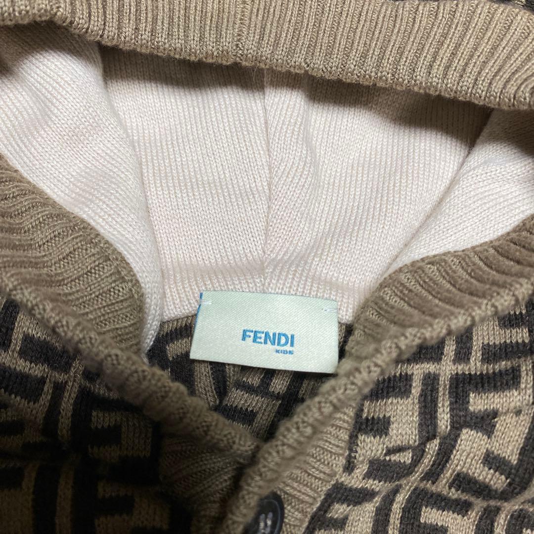 Fendi ウサギ耳付きカーディガン 12M - メルカリ