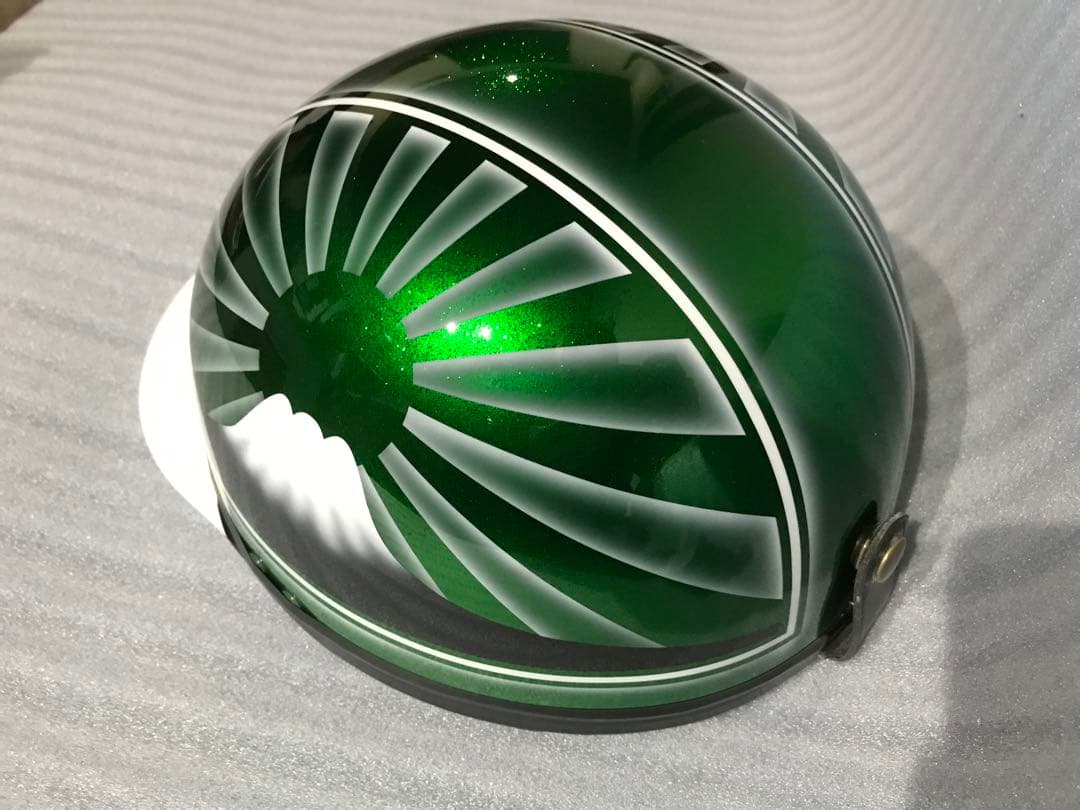 富士日章 コルク半 ヘルメット 三段シート アルフィン ゼファー400