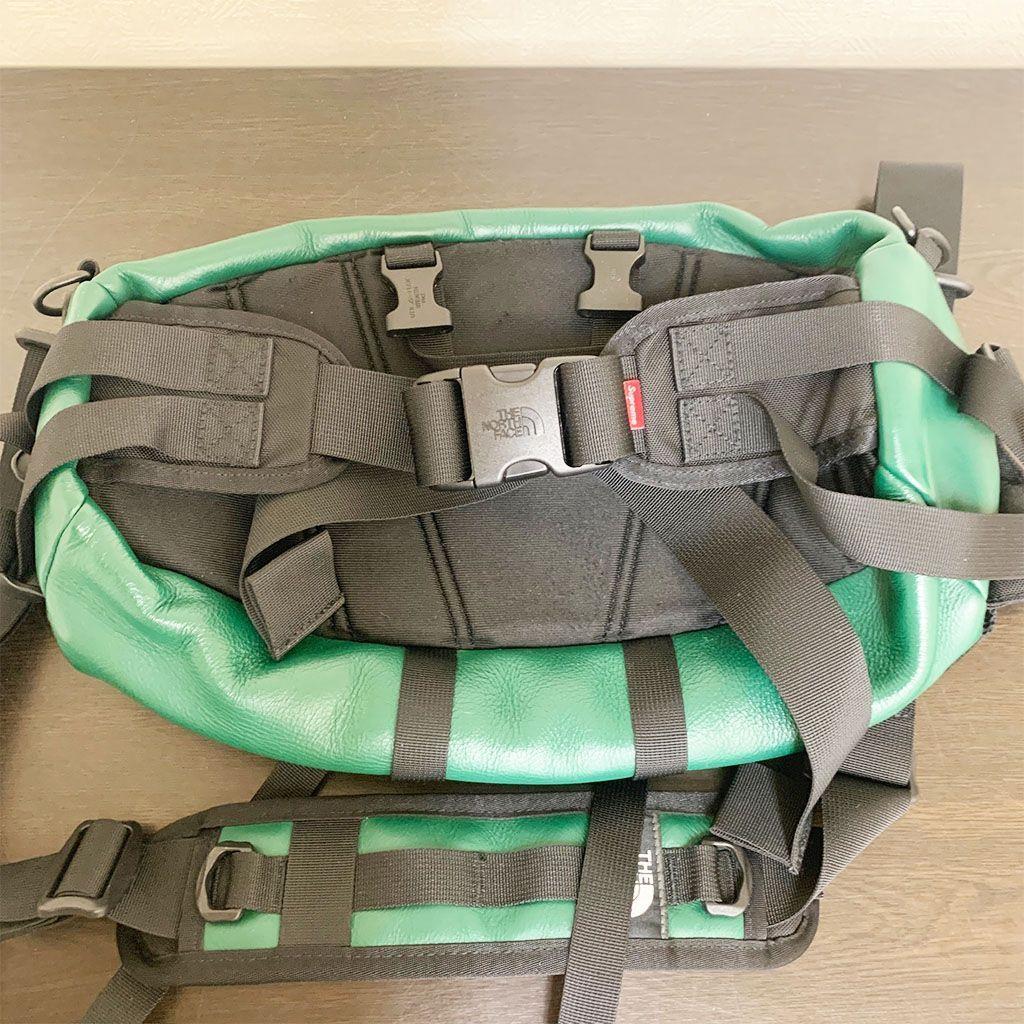 完売品】シュプリームノースフェイスレザーマウンテンウエストバッグ