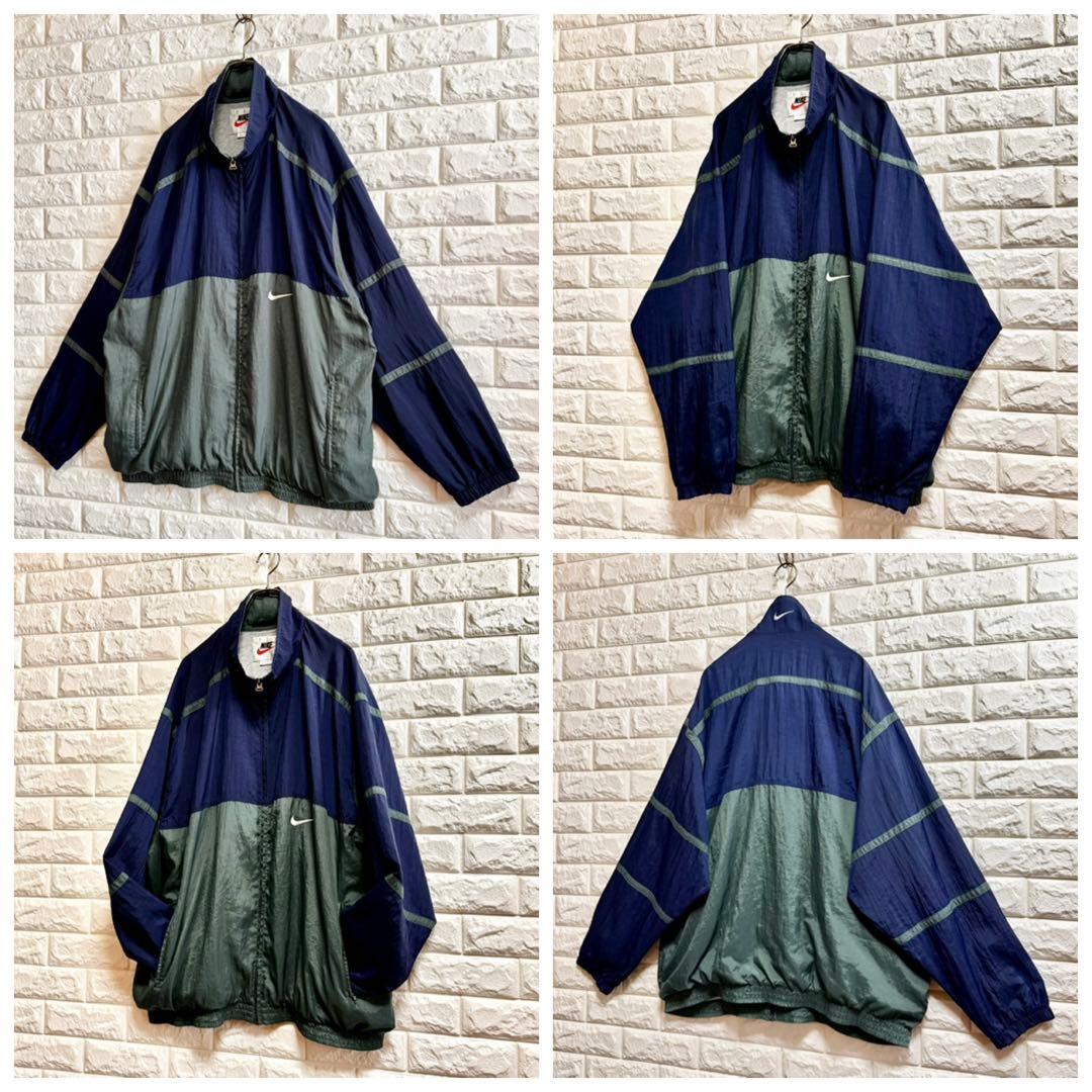 ◇My Hair is Bad椎木知仁／同型◇90sナイキ ナイロンジャケット緑