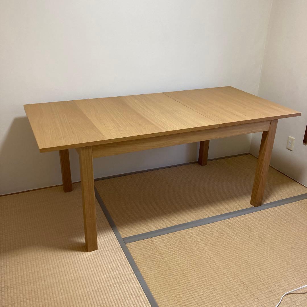 IKEA BJURSTA 大型伸長式テーブル 4〜7日で発送 - メルカリ