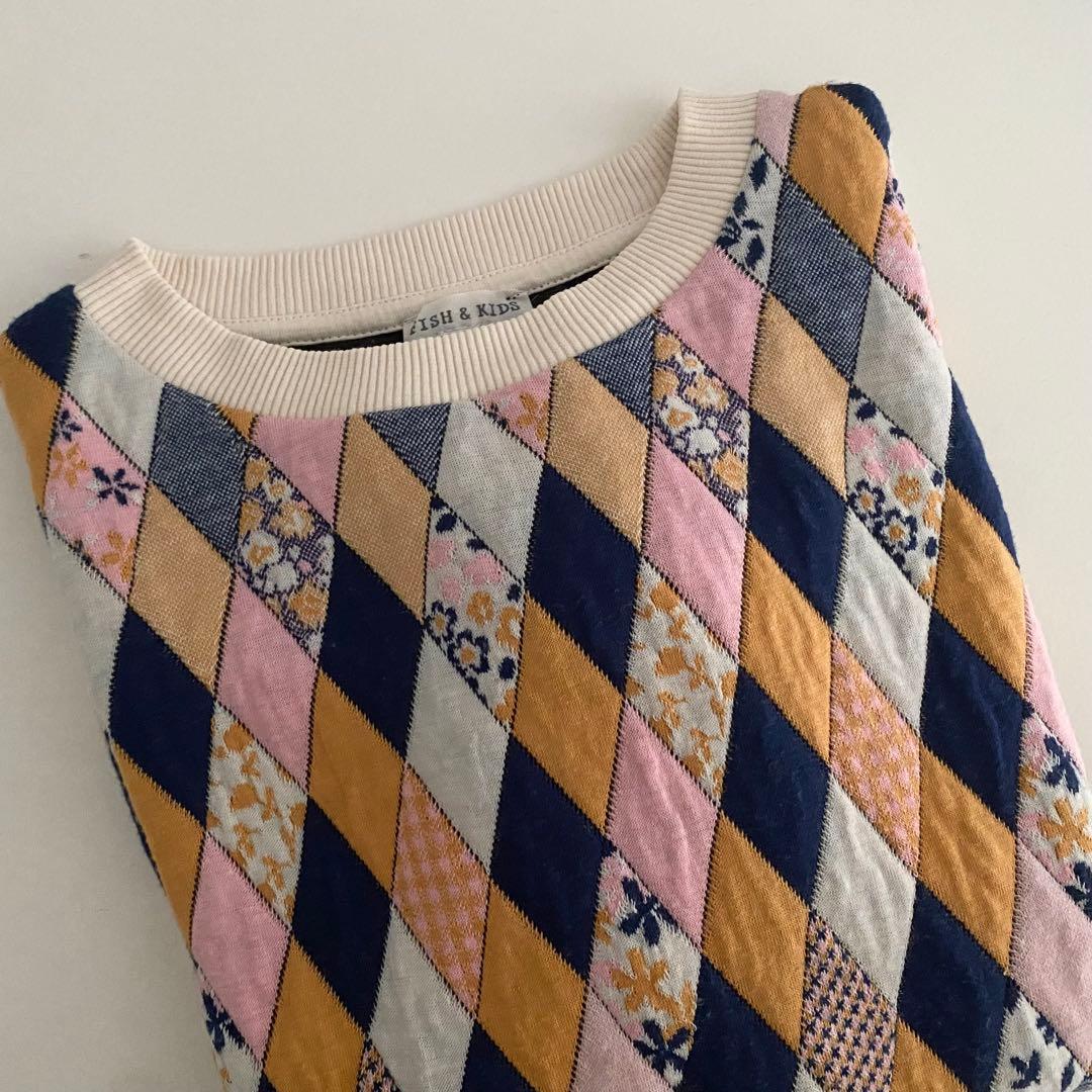 FISH & KIDS パッチワークトレーナー 8-9Y 楽天市場】【24秋冬セール30%OFF】子供服 moujonjon (ムージョンジョン