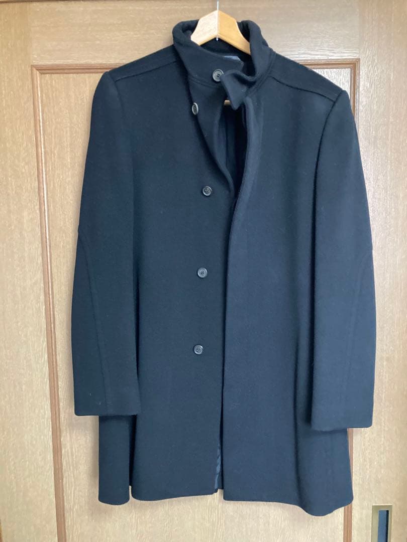 グッチ ウール スタンドカラーシングルコート - メルカリ