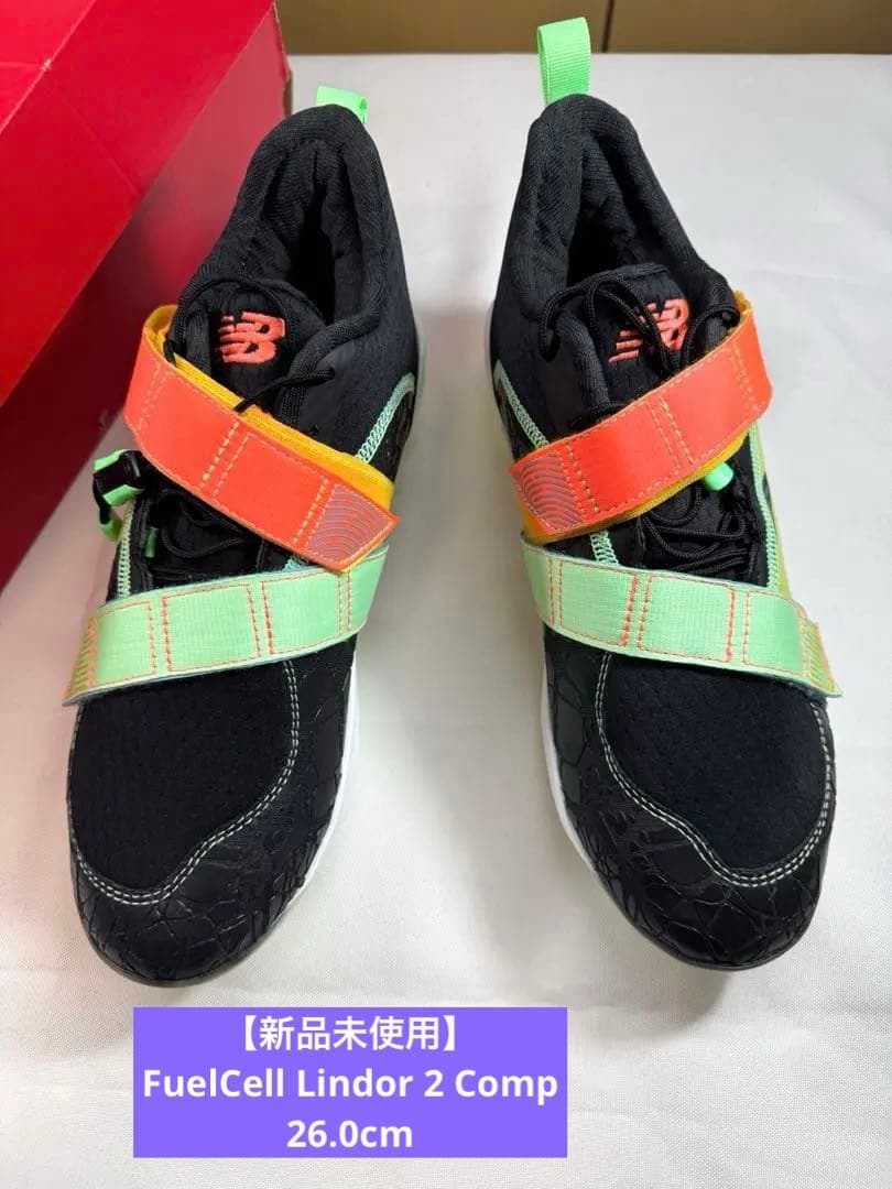 【新品】 FuelCell Lindor 2 Comp 26.0㎝ New Balance FuelCell Lindor 2 Comp Molded Cleats - White LLINDTW2
