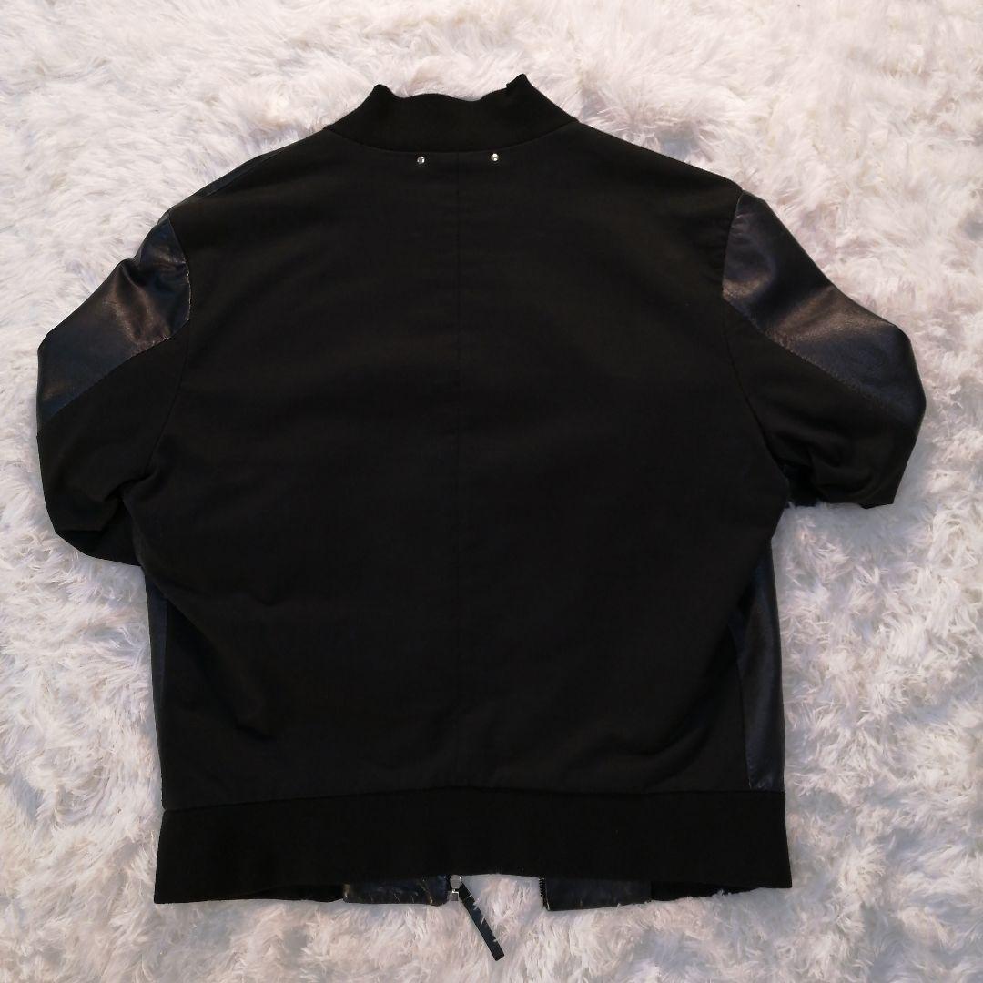 Paul Smith リブ ラムレザー ジャケット ブルゾン サイズL 羊革 - メルカリ