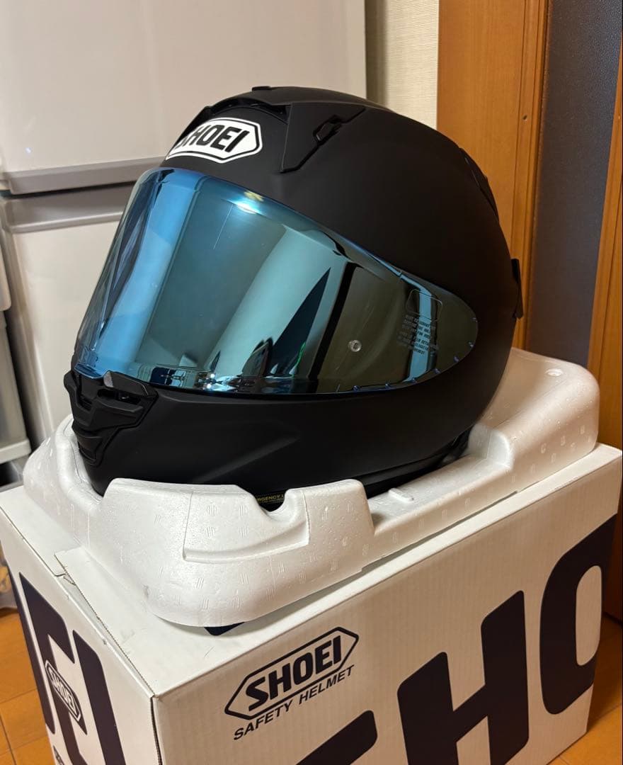 SHOEI X-Fifteen L マットブラック　ミラーレンズ付き X-15 フルフェイスヘルメット shoei ショウエイ X-Fifteen［エックス