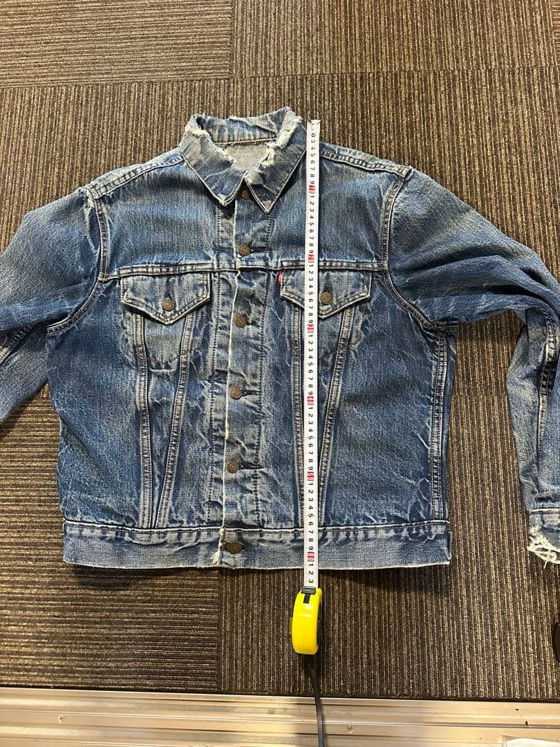 ビンテージリーバイス70505 bigE USAドット刻印 ボロw40〜42