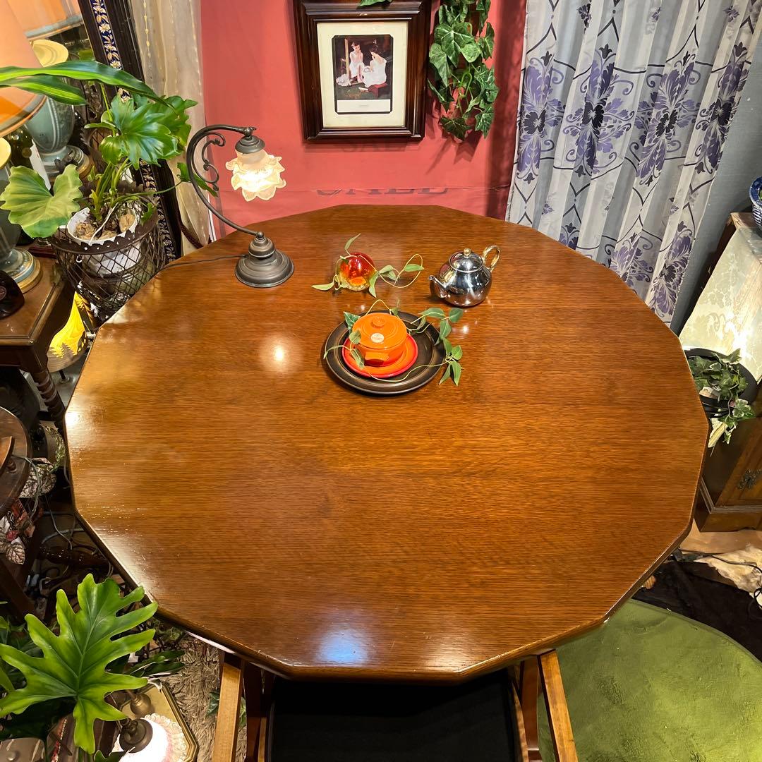 NH338様専用ヴィンテージ オーク 16角 ダッチカントリーダイニング