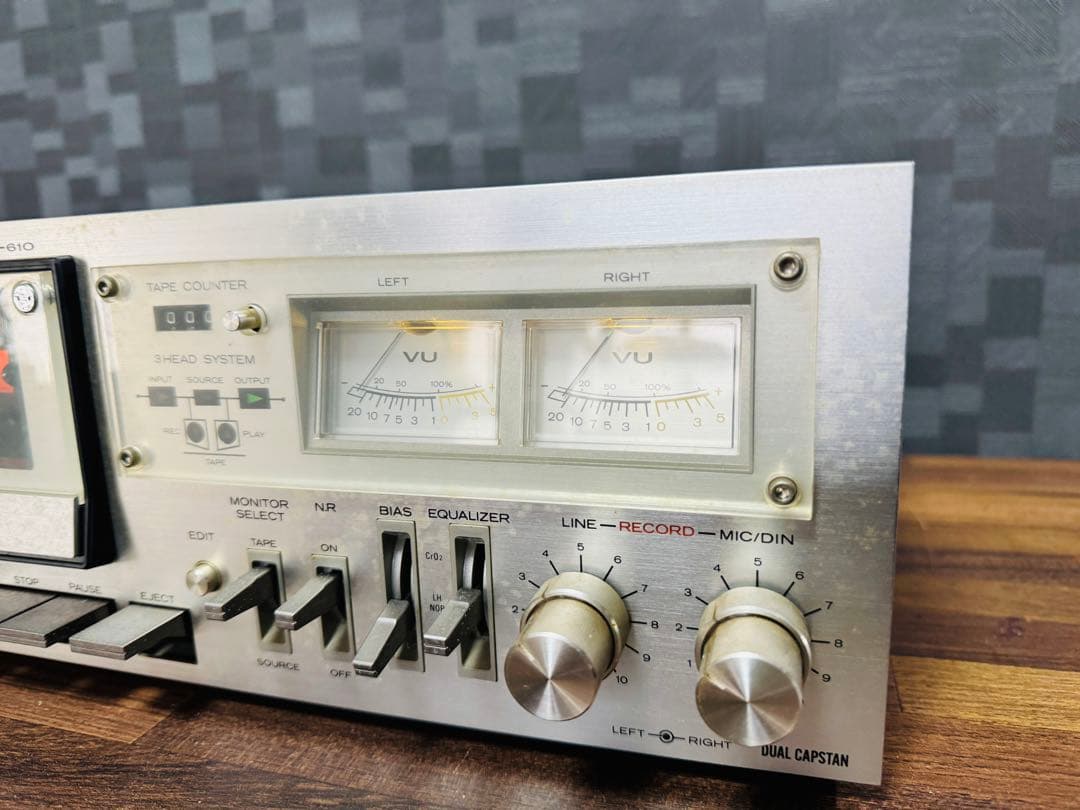 HITACHI 日立 カセット デッキ Lo-D 610 音響機器 レトロ - メルカリ