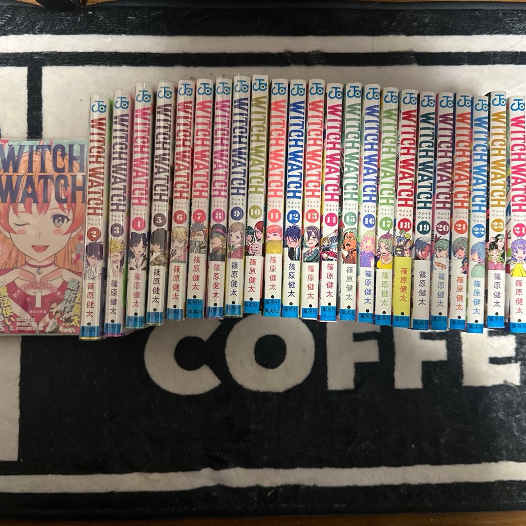WITCH WATCH　ウィッチウォッチ 1〜24巻セット　初版帯付き多数 全巻セット) WITCH WATCH ウィッチウォッチ 1～24巻 最新24巻