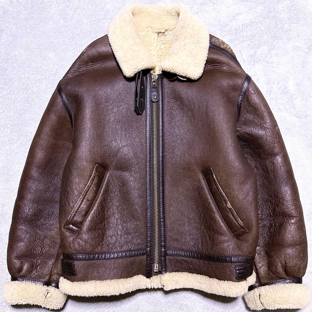 U.S.ARMY B-3 フライトジャケット リアルムートン メンズ M