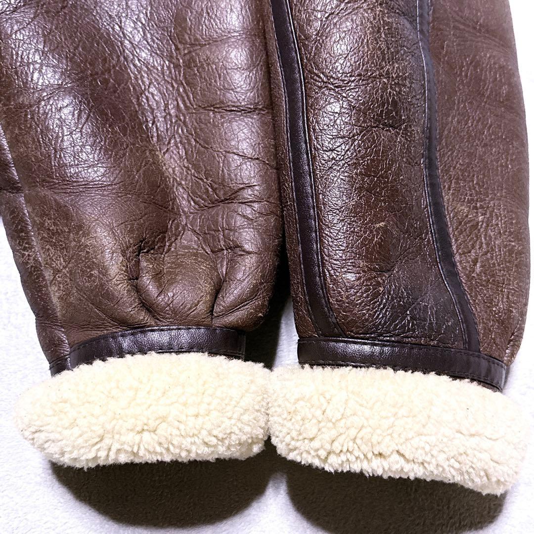 U.S.ARMY B-3 フライトジャケット リアルムートン メンズ M