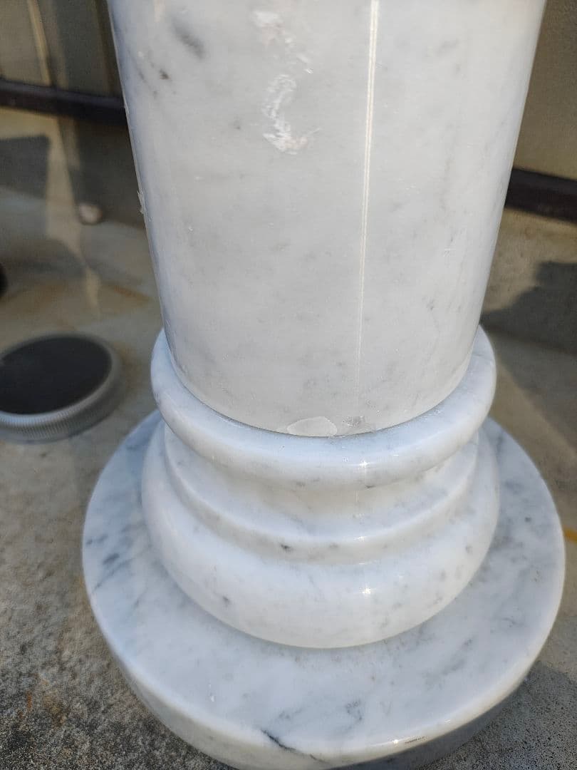 大理石 円柱型 オーナメントポール - メルカリ