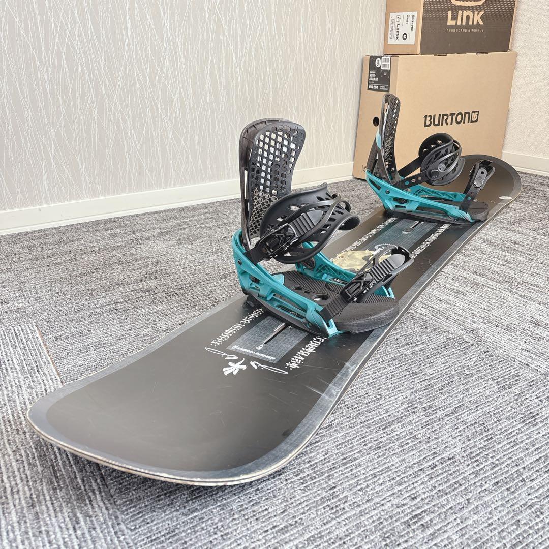 81最高峰❗️バートン ANTLER 初心者用 スノーボードセット★154.5cm