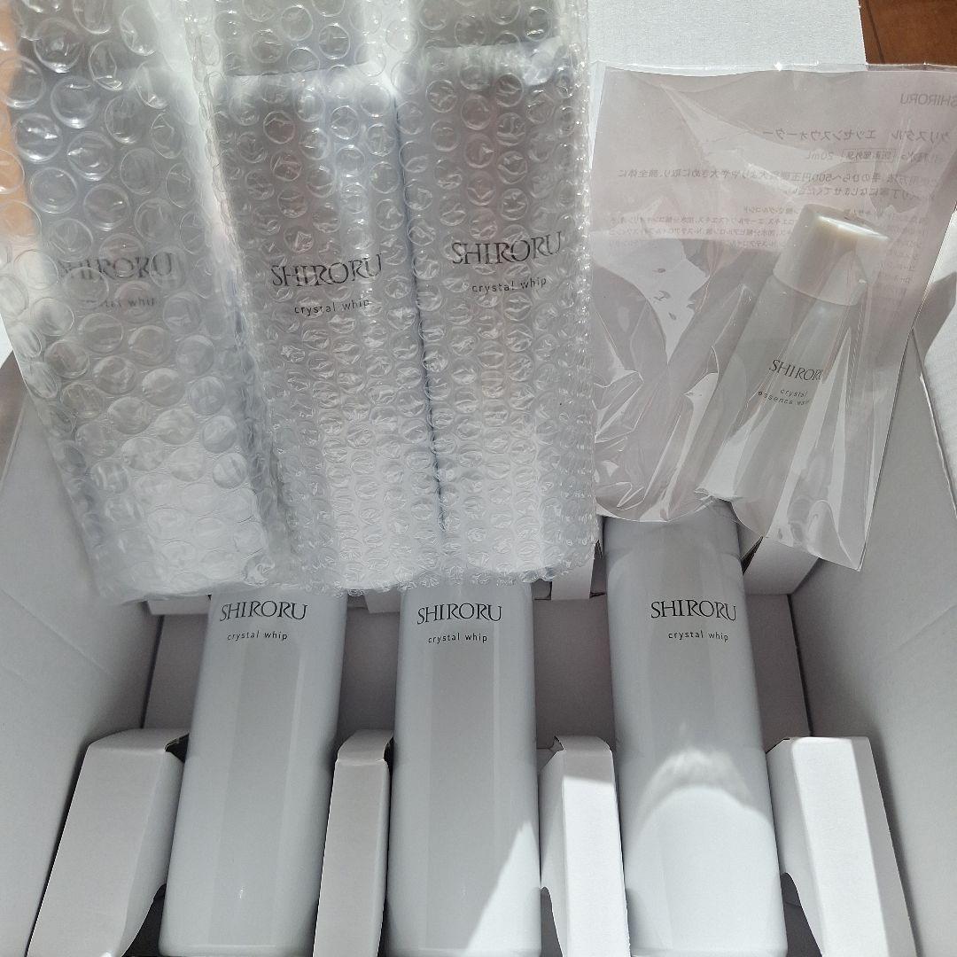 SHIRORU クリスタルホイップ 6本&エッセンスウォーター20mL クリスタルホイップブラック】お試し定期コース｜SHIRORU(シロル)公式