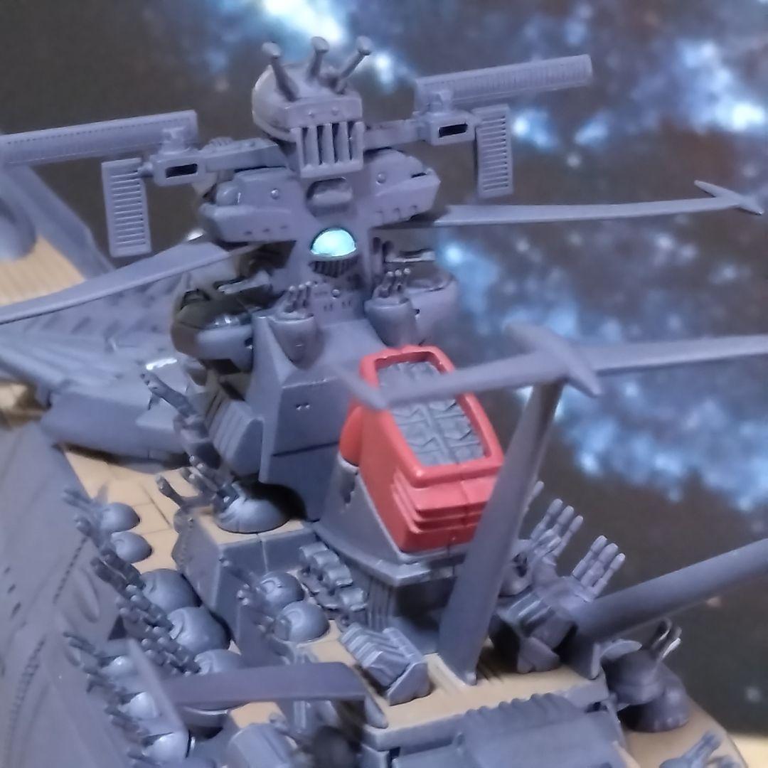 1/1000宇宙戦艦ヤマト3199 LED発光全塗装完成品 - メルカリ