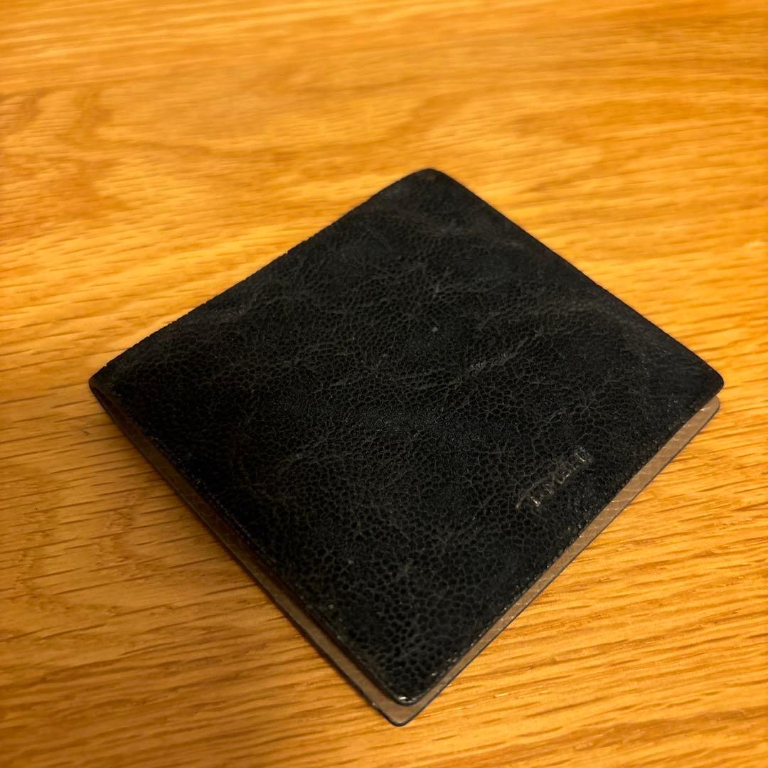 T.MBH 葉合せ　ケース　象革　ネイビー 葉合せ】象革 コインケース（革小物）｜T・MBH（ティーエムビーエイチ