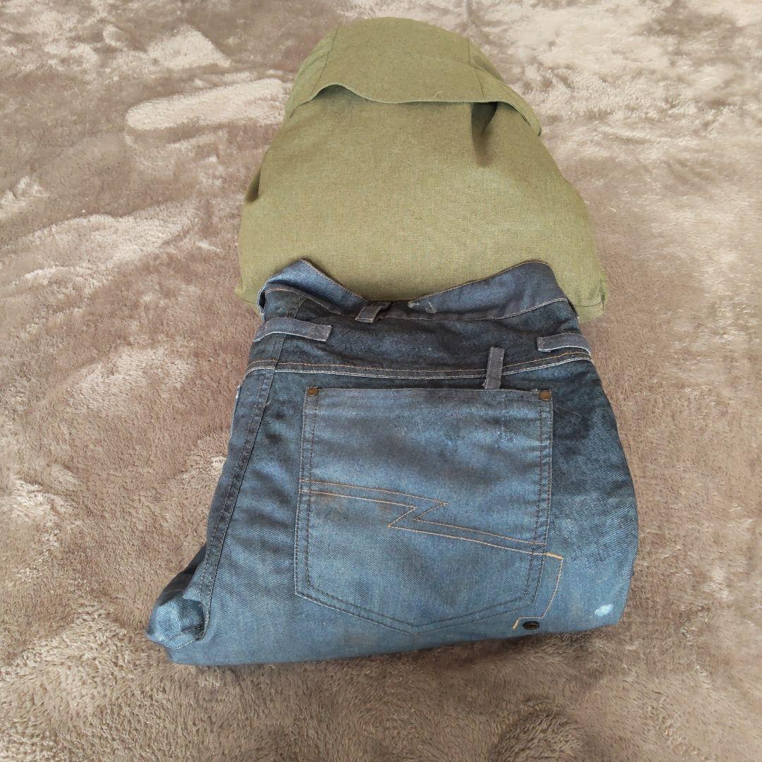 686 上下 オリーブグリーンジャケットとデニムパンツセット - メルカリ