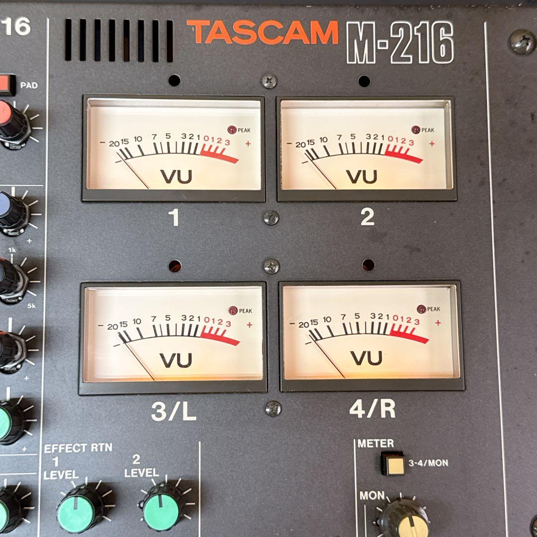 TASCAM M-216 アナログミキサー 16ch ビンテージ タスカム - メルカリ
