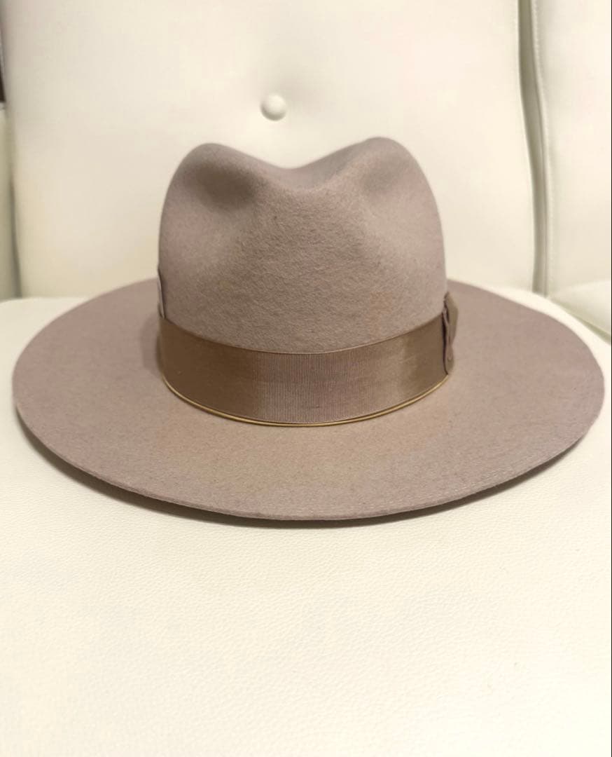 THE H.W.DOG&CO. FRONT-H フェルトハット/オフホワイト