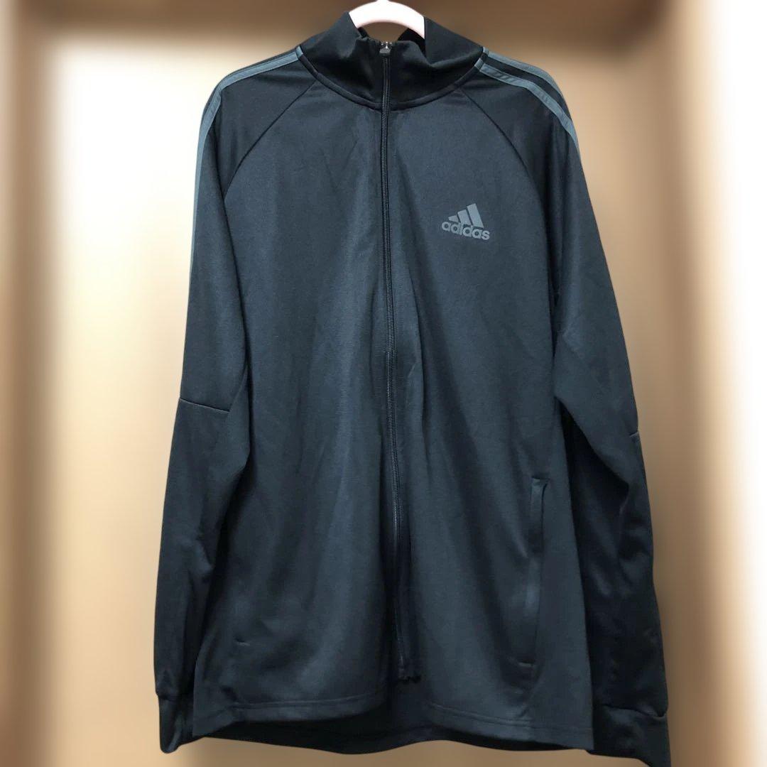 美品 adidas ブラックジャージ上下セット 2XO - メルカリ