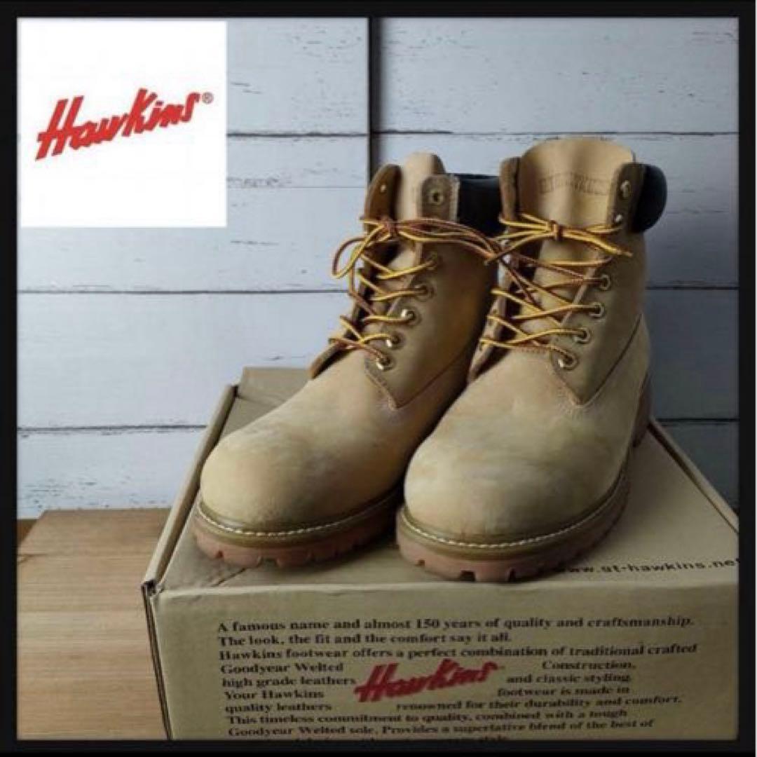 Hawkins ベージュ スエード ハイカットブーツ timberland風 - メルカリ