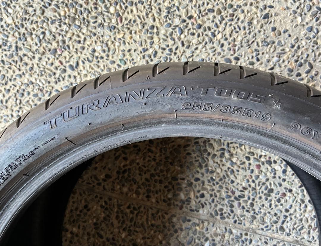 ブリヂストン トランザT005 2021年製 255/35r19 ランフラット - メルカリ