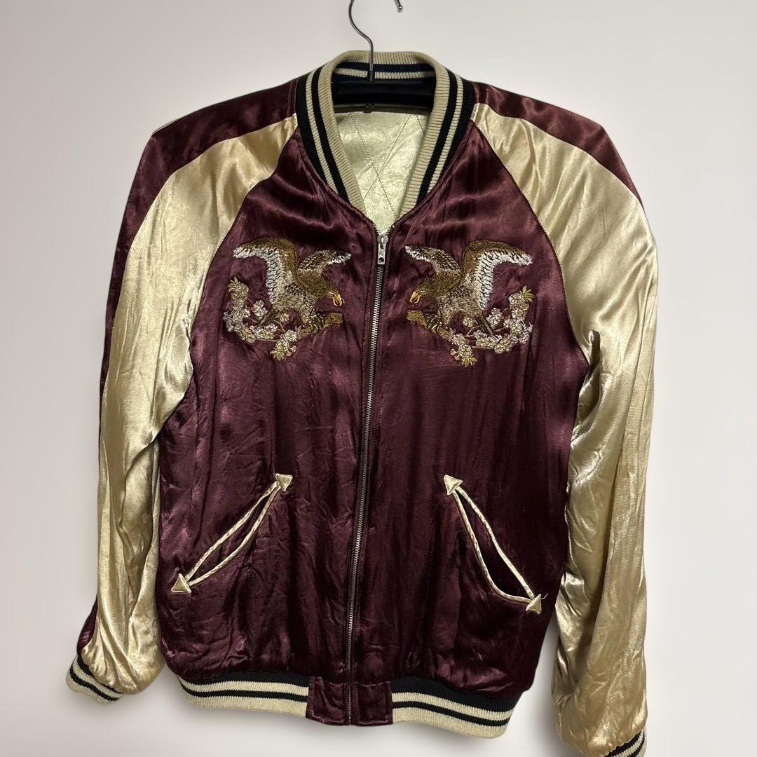 IOLANI スカジャン M バーガンディ/ゴールド IOLANI スカジャン M バーガンディ/ゴールド | 激安通販のイーサプライ